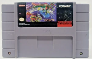 SNES (Super Nintendo) Teenage Mutant Ninja Turtles 4 Turtles in Time Untested - Picture 1 of 4