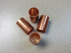 Set of (4) Nibco Coupling, Dimple Stop, Wrot Copper Fittings Fitting - Picture 1 of 2
