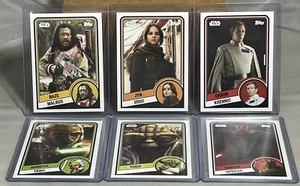 2024 TOPPS Throwback Thursday Star Wars Set 9-12 JYN AHSOKA YODA HAN SOLO REY - Picture 1 of 4