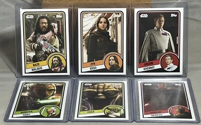 2024 TOPPS Throwback Thursday Star Wars Set 9-12 JYN AHSOKA YODA HAN SOLO REY - Image 1 of 4