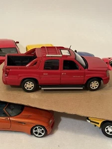 2002 Escalade Ext 1:27 SCALE ANSON RARE Red/Orange - Picture 1 of 9