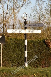 Photo 6x4 Meadow Lane fingerpost - restored Eagle Meadow Lane fingerpost  c2010 - Picture 1 of 1