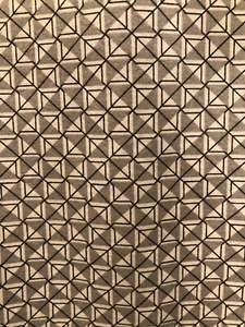Perry Ellis Mens Short Sleeve Shirt Cotton L Grey, Tessellated Triangle-Diamonds - Bild 1 von 5