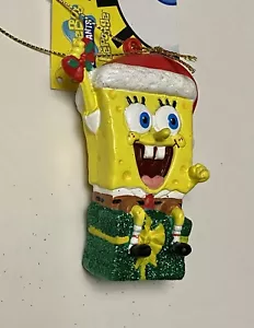 NUEVO Bob Esponja Pantalones Cuadrados 3” Adorno de Navidad Nickelodeon por Kurt Adler - Imagen 1 de 7