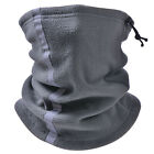 Adjustable Fleece Neck Gaiter Warmer Reflective Safety Face Cover Winter J9L7