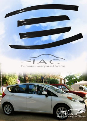 Para Nissan Versa Note 2014-2019 E12 Ventana Visera Ventilación Parasol Protector de Lluvia Foto 1 de 4