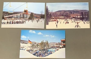 H393 WEST DOVER, VT. 3 POSTCARDS, MT. SNOW SKI AREA - Picture 1 of 2