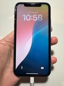 Apple iPhone XR 64GB Black MRYR2VC/A - Unlocked - Poor Condition - Battery 87% - Photo 1 sur 22