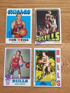 Chicago Bulls Bob Weiss signed 1973 - 74 Topps card - Bild 1 von 2