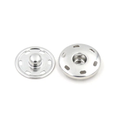 Metal Sew  Snap Buttons Dia Snaps Fasteners Press Studs Buttons 10Sets 7.5-25MM - Image 1 of 4