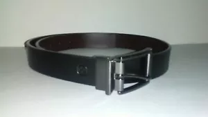 Swiss Gear Men's M Reversible Belt Gunmetal Buckle Black / Brown  - Picture 1 of 8