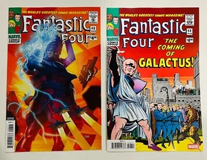 SET OF 2 FANTASTIC FOUR #48 FACSIMILE + 1:25 CLARKE VARIANTS 2025 NM- (9.2) - Picture 1 of 1