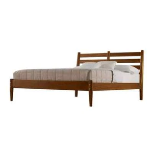 Camaflexi Platform Beds 43.5"H x 79.5"W x 89"D King Size w/ Headboard Castanho - Picture 1 of 7