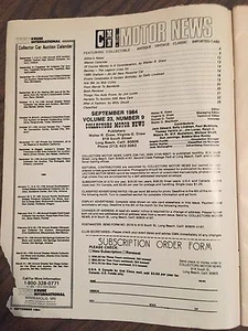 VINTAGE 1984 CMN COLLECTORS MOTOR NEWS MAGAZINE.   - Imagen 1 de 3