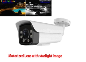 Auto Motorized lens 8MP Sony chipset High Tech IP Surveillance Security Camera - Picture 1 of 4