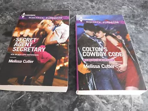 Harlequin RS Melissa Cutler lot of 2 Romantic suspense Paperbacks - Picture 1 of 1