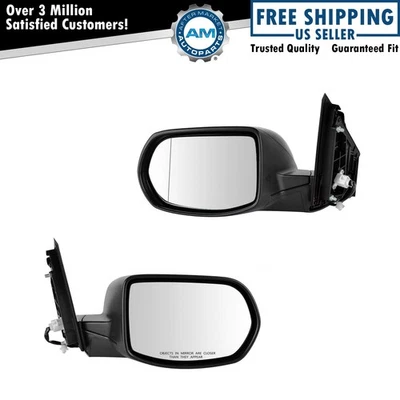 Juego de pares de espejos retrovisores eléctricos a juego izquierdo y derecho para Honda CR-V CRV 12-14 Foto 1 de 4