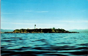 Postal DESTRUCTION ISLAND Washington Seacoast LIGHTHOUSE - Imagen 1 de 2