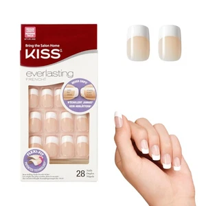 Kiss Everlasting French Maniküre Nagelset 31-teilig Kleber auf Nägeln Chipfrei - Bild 1 von 8
