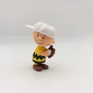 Minifigura Charlie Brown Peanuts Gang Just Play portabrocas de béisbol deportes PVC - Imagen 1 de 6