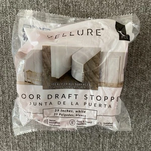 Tapón de tiro de puerta Vellure® parte inferior de la puerta aislamiento de ruido de barrido de puerta premium - Imagen 1 de 4