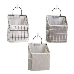Fabric Wall Hanging Storage Caddy Bag Over The Door Pouch Organizer for - Picture 1 of 6