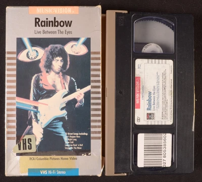 Rainbow Between the Eyes Concert VHS, 1982 TESTED Live Video Tape RCA - Image 1 of 4