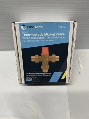Cash Acme Heatguard Thermostatic Mixing Valve TMV HG110-HX with 3/4" Sweat Ends - Image 1 of 2