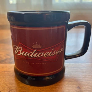 Budweiser Anheuser Busch Coffee Mug Cup Authentic Red & Black - Picture 1 of 6