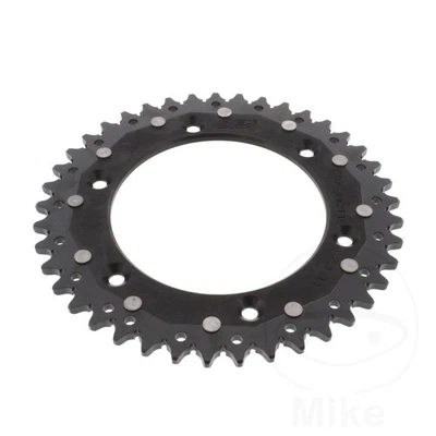 Piñón trasero doble ZFD-897-41-BLK ZF 41/520 se adapta a gas gas EC 300 2021-2024 Foto 1 de 4