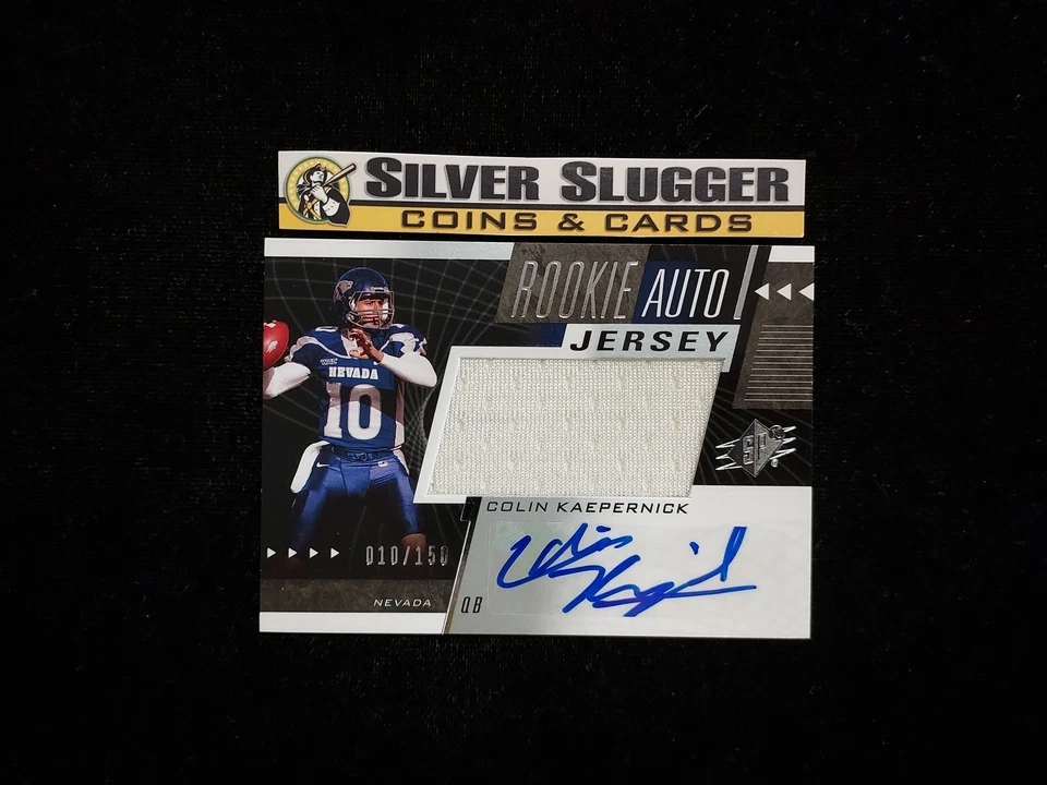 2011 Colin Kaepernick UD SPx Rookie Auto Jersey /150 Nevada Wolf Pack/ 49ers - Image 1 of 2