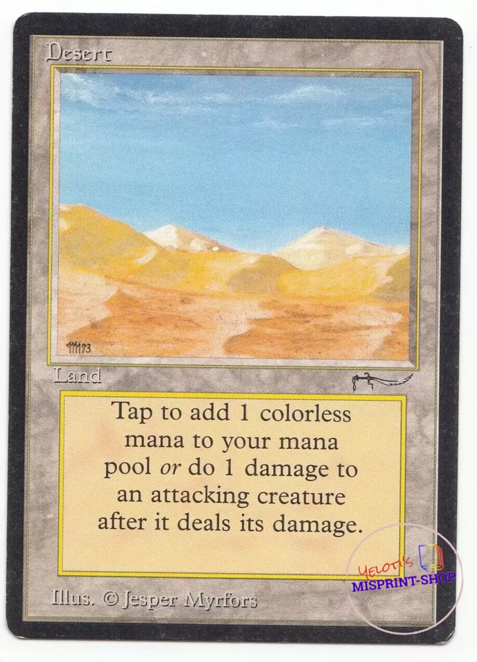 Desert Arabian Nights Mtg MISPRINT (Campfire - Mirage)  - Imagen 1 de 3