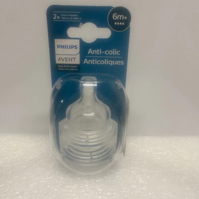 Philips Avent Anti-Colic Baby Bottle Fast Flow Nipple 2 Ct. Baby Bottle - Image 1 of 4