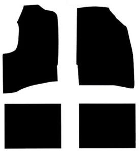 FORD TAURUS 2010-2019 CUSTOM FIT CARPET FLOOR MATS 3 COLORS AVAILABLE - Picture 1 of 3