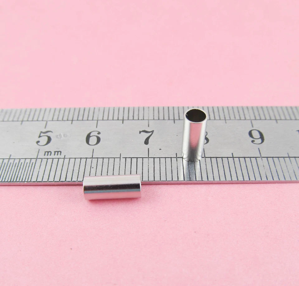 100 Crimp Sleeve Ferrule Pleated Tube Pipe RG174 RG316 LMR100 Cable RF Connector - Image 1 of 1