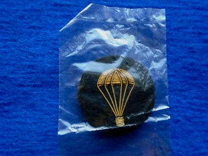 INSIGNIA BRAZO HILO LINGOTES CALIFICACIÓN ENTRENAMIENTO PARACAÍDAS EJÉRCITO BRITÁNICO - Imagen 1 de 2
