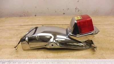 Yamaha Virago 500 Y362-2 1983) guardabarros trasero cromado con luz de freno trasero Foto 1 de 4