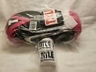 TITLE Classic Style Boxing Gloves Black, Pink, White with white wraps, regular