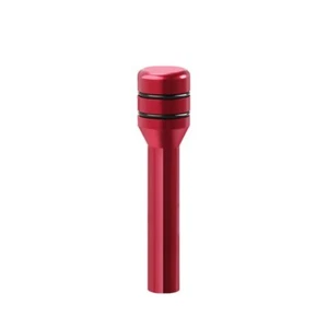 Cerradura de puerta de aluminio palo perno pines de tracción cubierta coche accesorios interiores rojo NUEVO - Imagen 1 de 5