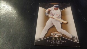 2009 Topps Triple Threads #29 Tony Gwynn San Diego Padres HOF 112/525 - NR-MT