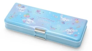 Sanrio Official Cinnamon Roll Double-Sided Pencil Case with Pencil Sharpener - Picture 1 of 14