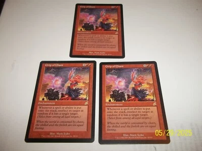 Grip of Chaos  Scourge x3 NM/LP - Image 1 of 2