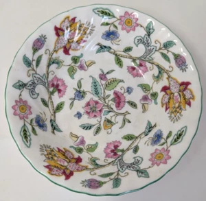 Minton Haddon Hall Green Edge 5.25 Inch Fruit Saucer Or Dessert Bowl - Picture 1 of 3