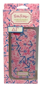 Lilly Pulitzer iPhone 5 Cover Featured in Delta Gamma Sorority Pink & Blue - Photo 1 sur 2