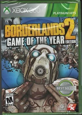 Borderlands 2: Game of the Year Edition (Platinum Hits) Xbox 360 (Brand New Fact - Image 1 of 2