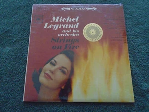 STRINGS ON FIRE Michel Legrand and His Orchestra, CS8525, SEALED, COLUMBIA LP - Picture 1 of 2