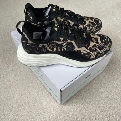 APL Streamline Leopard Print Black White Womens US sz 7 Advanced Propulsion Labs - Image 1 of 4