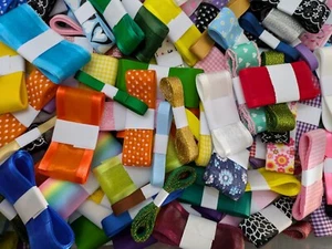 20 Meters of mixed ribbon - 1 meter lengths - Craft, card making, sewing - Picture 1 of 10