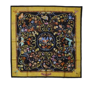 HERMES Calle 90 PIERRES d' ORIENT and d' OCCIDENT scarf Women 【Used】 - Picture 1 of 6