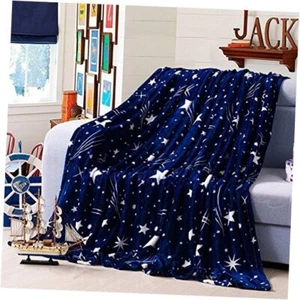 Throw Blanket Ultra Soft Blanket Quilt Full (71"X79") A-starry Sky Blue - Picture 1 of 3
